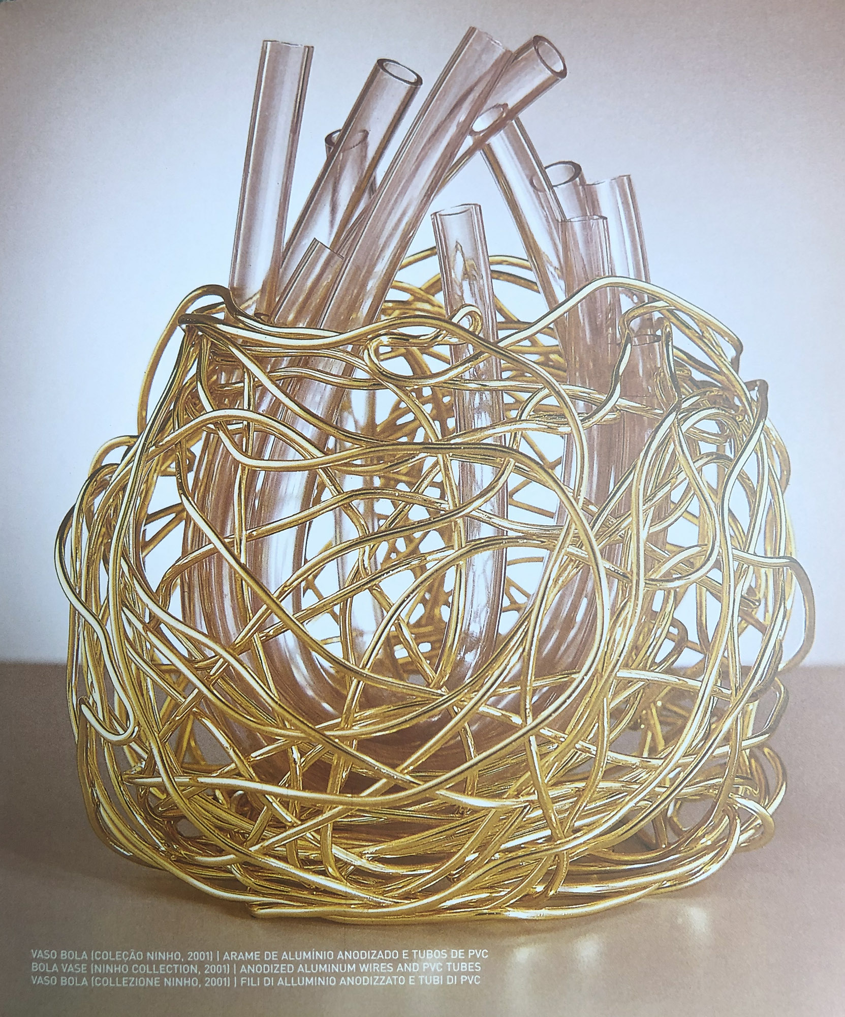 bola vase campana